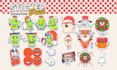 design custom sticker collection packs in handrawn