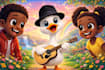 illustrate 3d children story book illustration and children book illustration