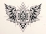 create unique custom geometric tattoo design