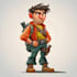 do 2d game character design and animation