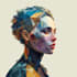 made geometric and polygonal low poly vector illustrations