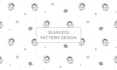 create cute, seamless nursery patterns in a minimal pastel style