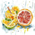 create amazing watercolor food illustrations