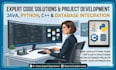 handle java, python, database task, assignment and projects as an expert