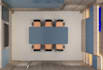 do 3d rendering for home layout top view