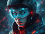 design stunning sci fi portrait art