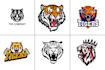 do tiger, animal, jungle, wild, roar, power, fierce and stripes logo design