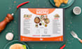 create premium restaurant food menu with express delivery