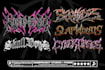 custom death metal, hardcore punk logo for your band