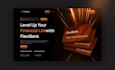 do modern figma landing page design, medical design, saas, website design