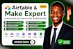 airtable automation,make and airtable expert,airtable database,integromate