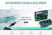 design and develop a custom website with PHP HTML CSS js and mysql
