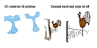 do 3d scan repair and cleanup into perfect 3d models