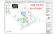 draft site plan, city permit, floor plan for permit set