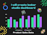 create a looker, power bi, tableau dashboard, excel and google sheet report