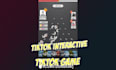 develop interactive game for your tiktok live or live stream