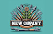 design gardening tools logo bonus free editible file