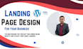 design a wordpress website, landing page, or squeeze page with elementor