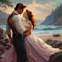 design illustrated romance book cover design for amazon