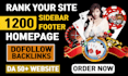 make 10 dofollow homepage sidebar blogroll backlinks
