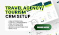 setup travel agency CRM ezus excapy trawex traveloperations crmtravels hellogtx