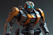 do anime style mecha robot illustrations