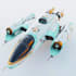 desing a spaceship sci fi illustration