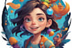 draw a digital cartoon illustration