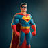 make a unique superhero cartoon character