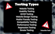 do website testing, app testing, software testing and review