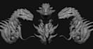create realistic and stylized creature modelling, scuplting and texturing