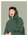 draw a minimalist vector potrait for you