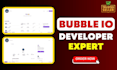 be your bubble io developer for saas or mvp website