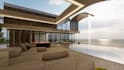 optimize 3d modern aesthetic hallway layout stylish house, saltbox house,prairie