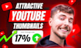 design attractive clickbait amazing youtube thumbnail