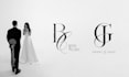 create modern wedding logo, monogram, or initials design