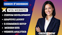 design or redesign a professional wix website, wix studio site and landing page