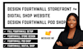 design and set up your fourthwall merch store for content creators