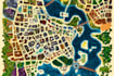 draw vector map or isometric map in illustrator
