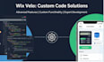 develop and fix custom features or API integration to your wix site velo code