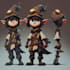 create game character art in unique style