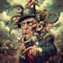create a crazy political or satirical cartoon