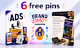 do 100 custom pinterest pin creation and design