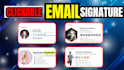 design responsive HTML email signature clickable email signature