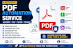 provide PDF automation service, merge, compress,  watermark, custom PDF tools