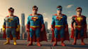 make drawing of super hero character