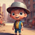 draw cute cartoon character
