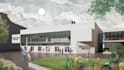 create architectural collage render using photoshop