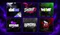 design professional gaming banners for youtube, discord, twitch, x and more