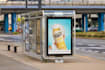 design social media poster with realistic mockups